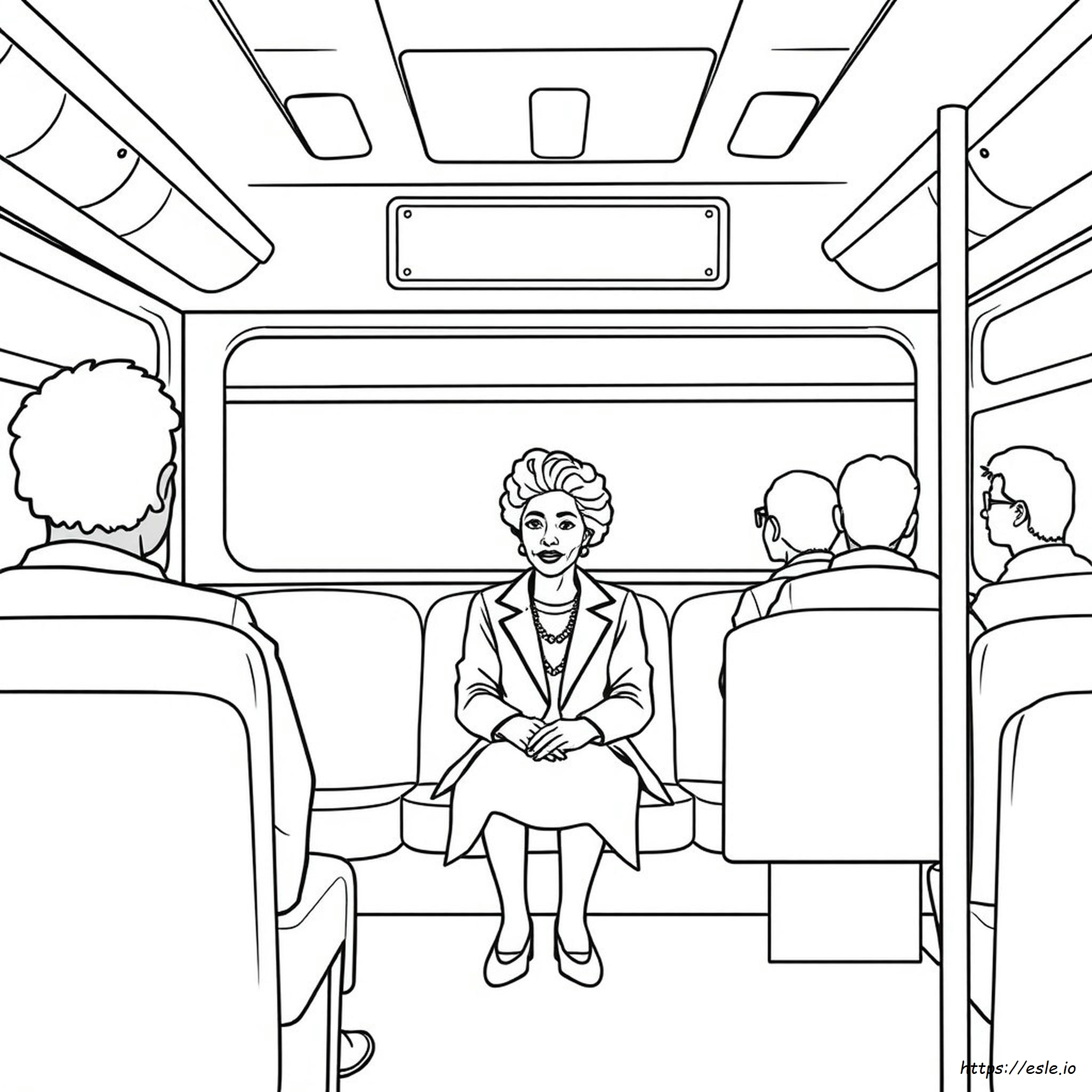 Rosa Parks De Colorat De Imprimat