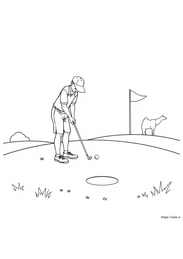 Kolorowanka Golf