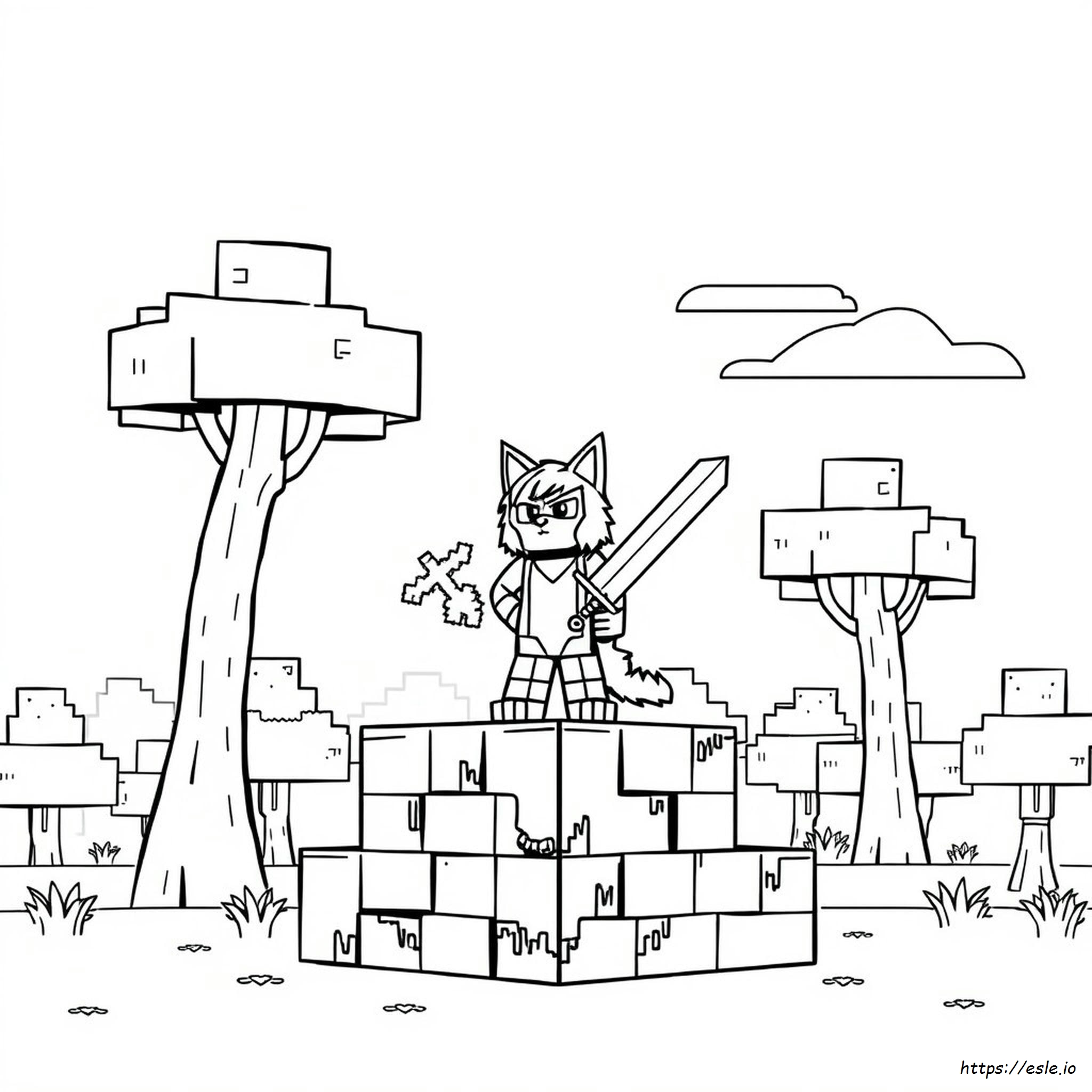 Minecraft Aphmau Coloring Pages