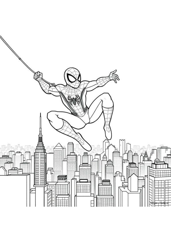 Miles Spider Man Coloring Pages
