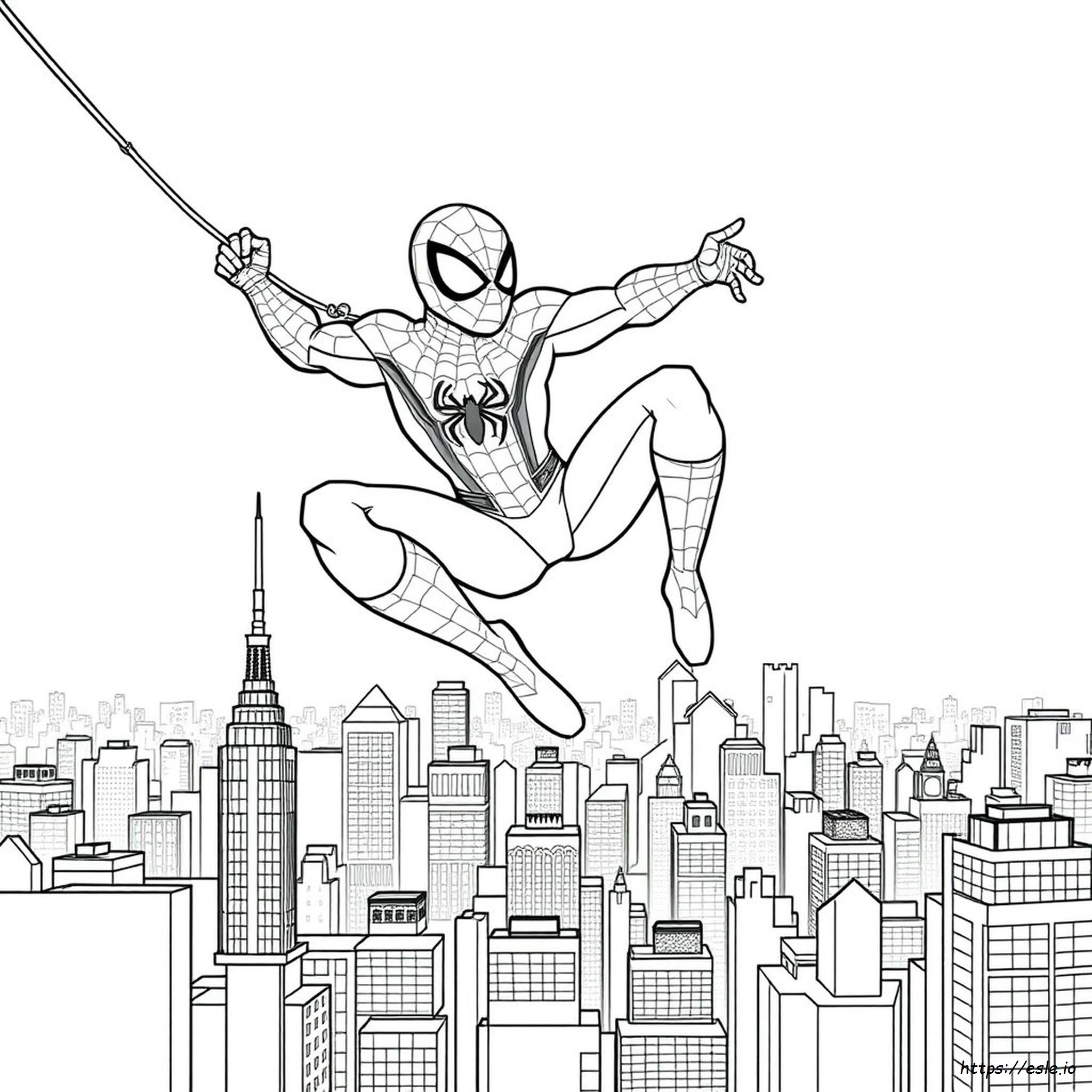 Miles Spider Man Coloring Pages