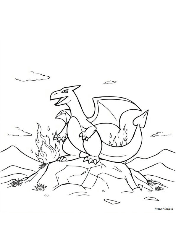 Dibujos Para Colorear De Charizard