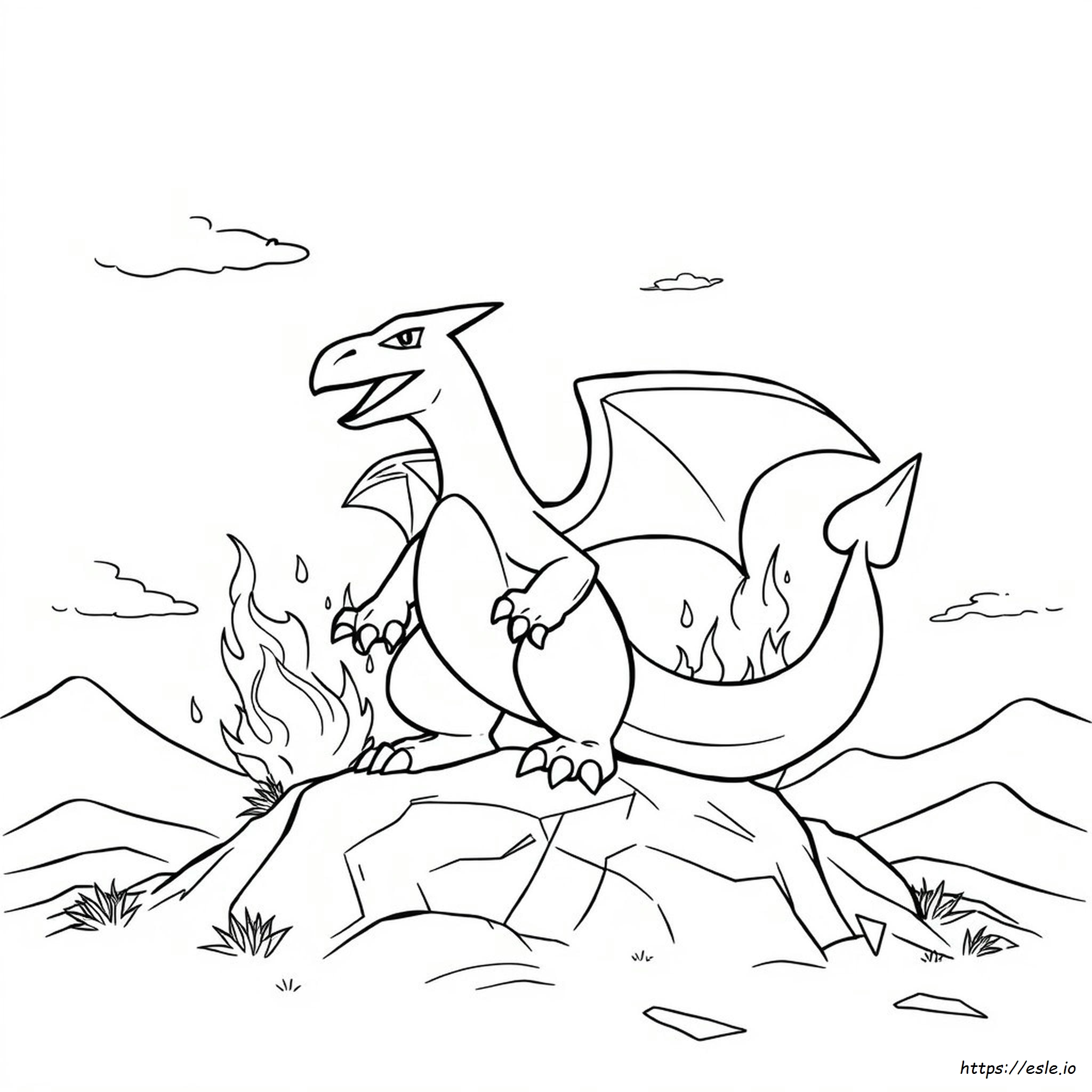 Immagini Da Colorare Di Charizard