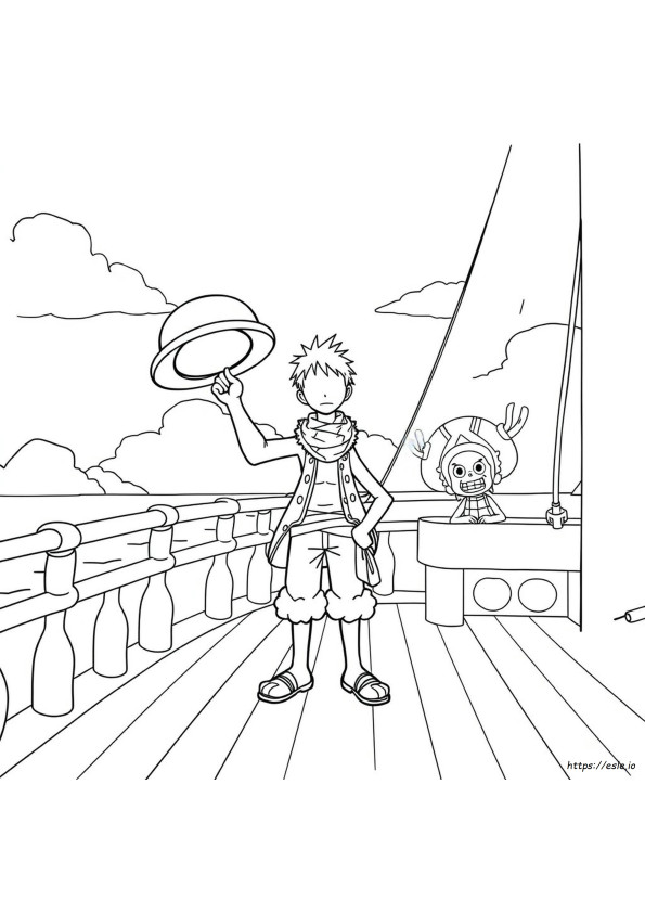 Kolorowanki One Piece