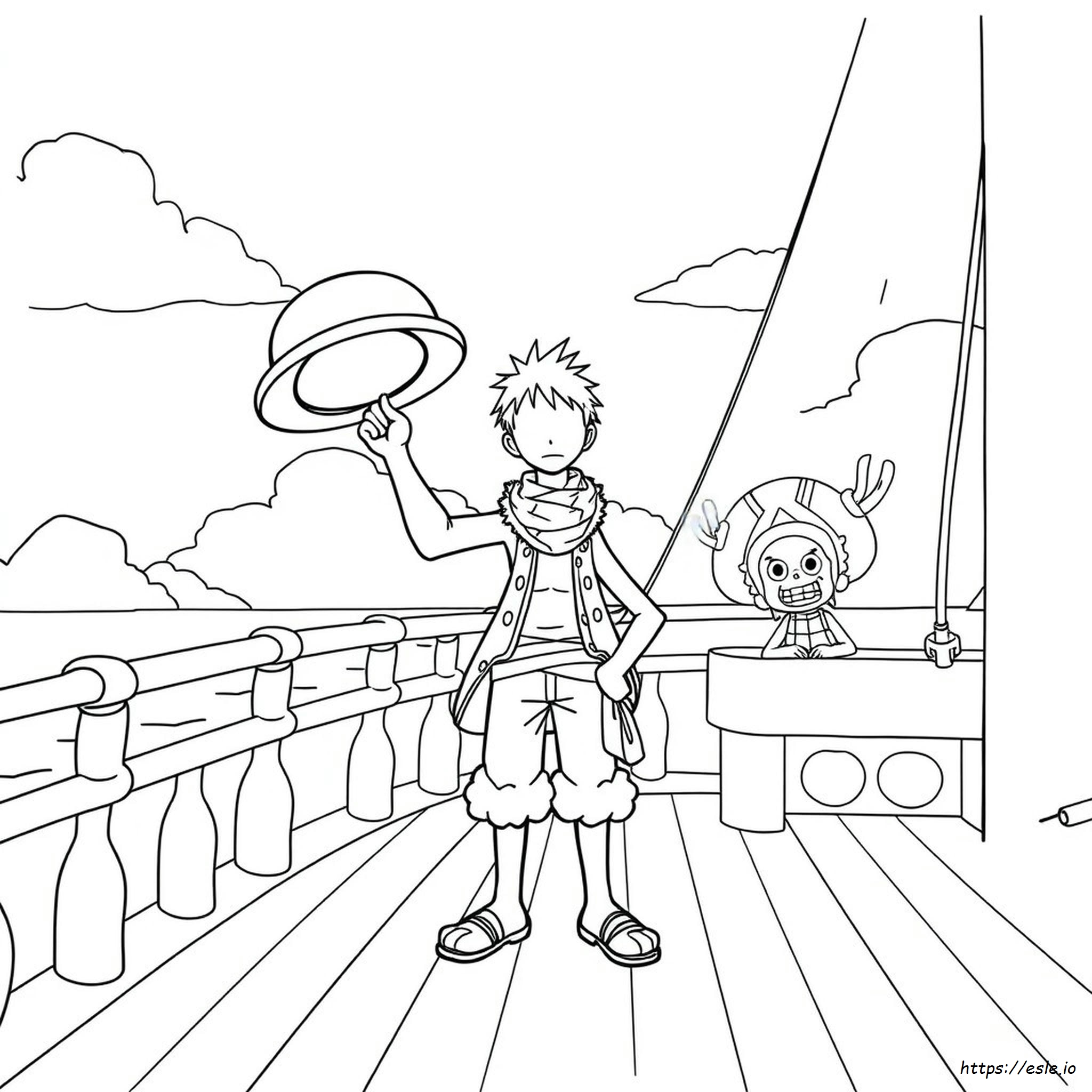 One Piece Colouring Pages