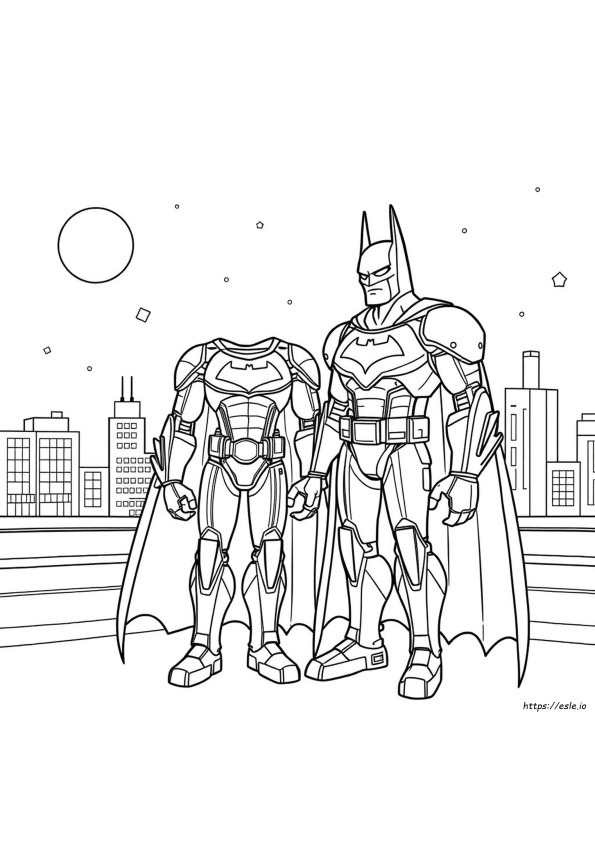 Coloriages Batman Robot À Imprimer