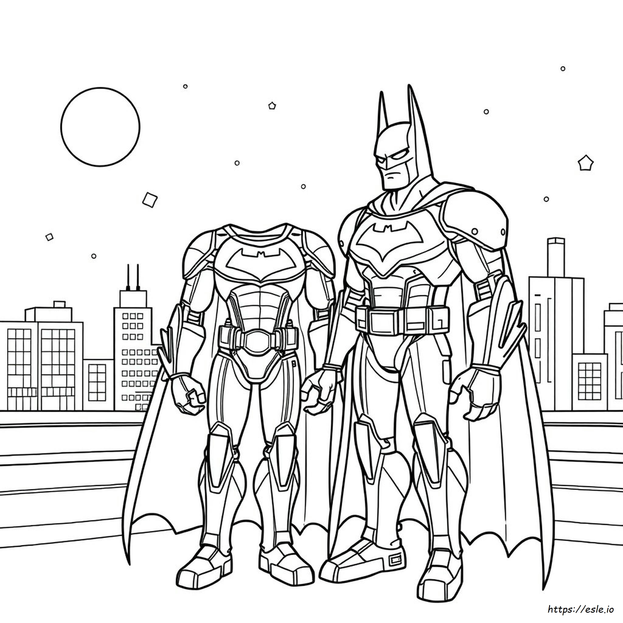 Batman Robot Coloring Pages