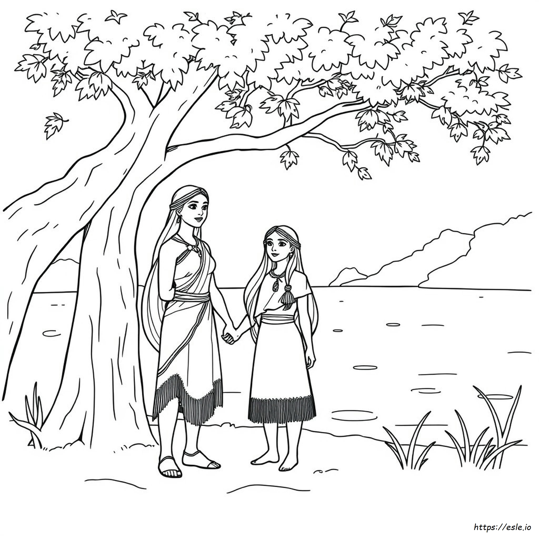 Coloring Pages Of Pocahontas