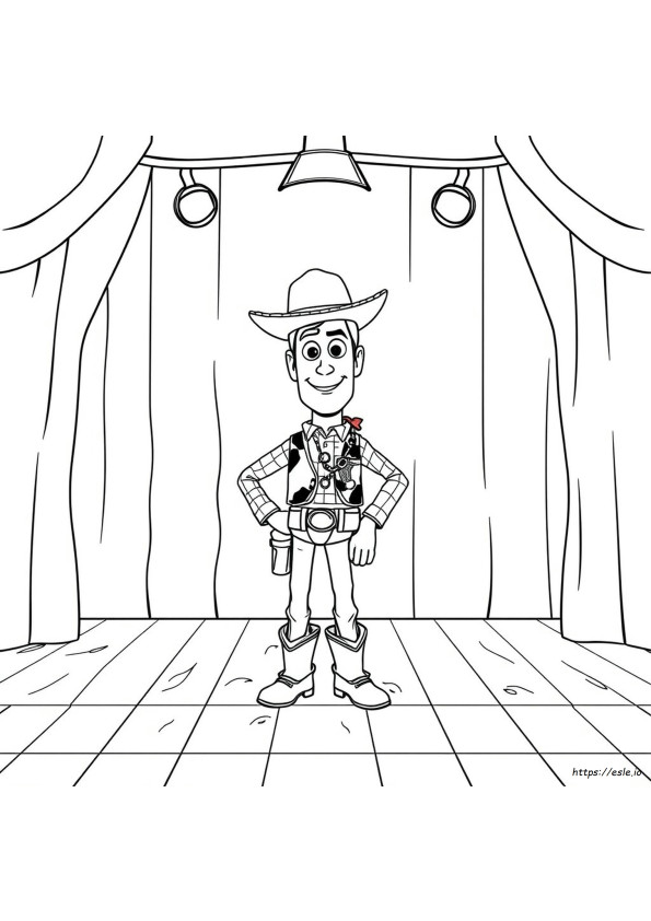 Kolorowanki Woody