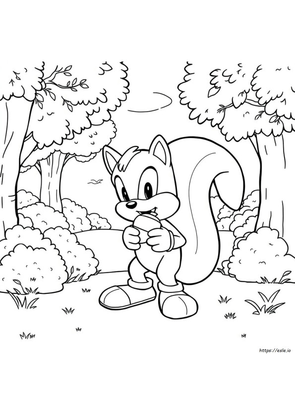 Coloriages Sonic Le Hérisson