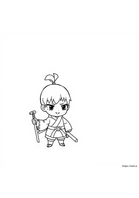 Jujutsu Kaisen Kolorowanki Chibi