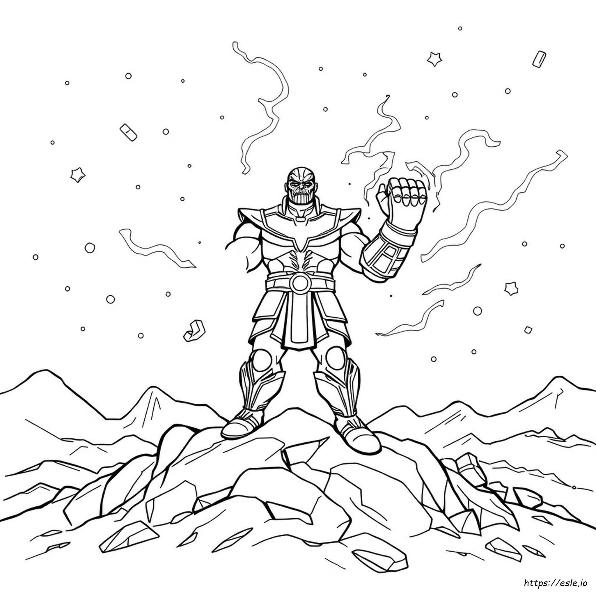 Marvel Thanos Coloring Pages