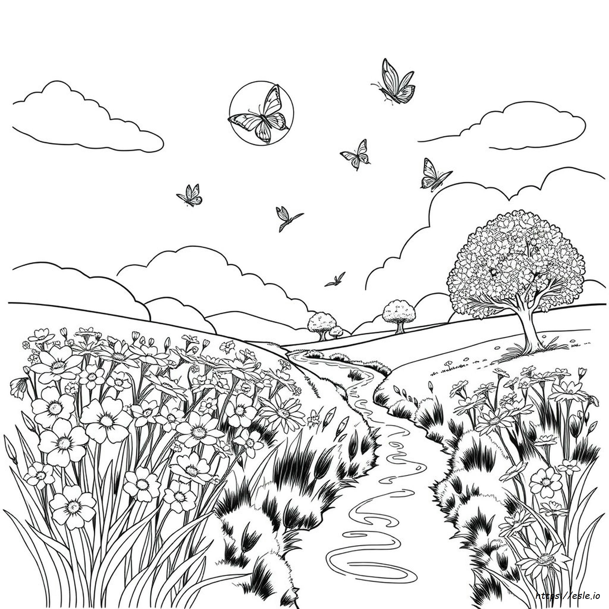 Free Coloring Pages For Spring And Summer
