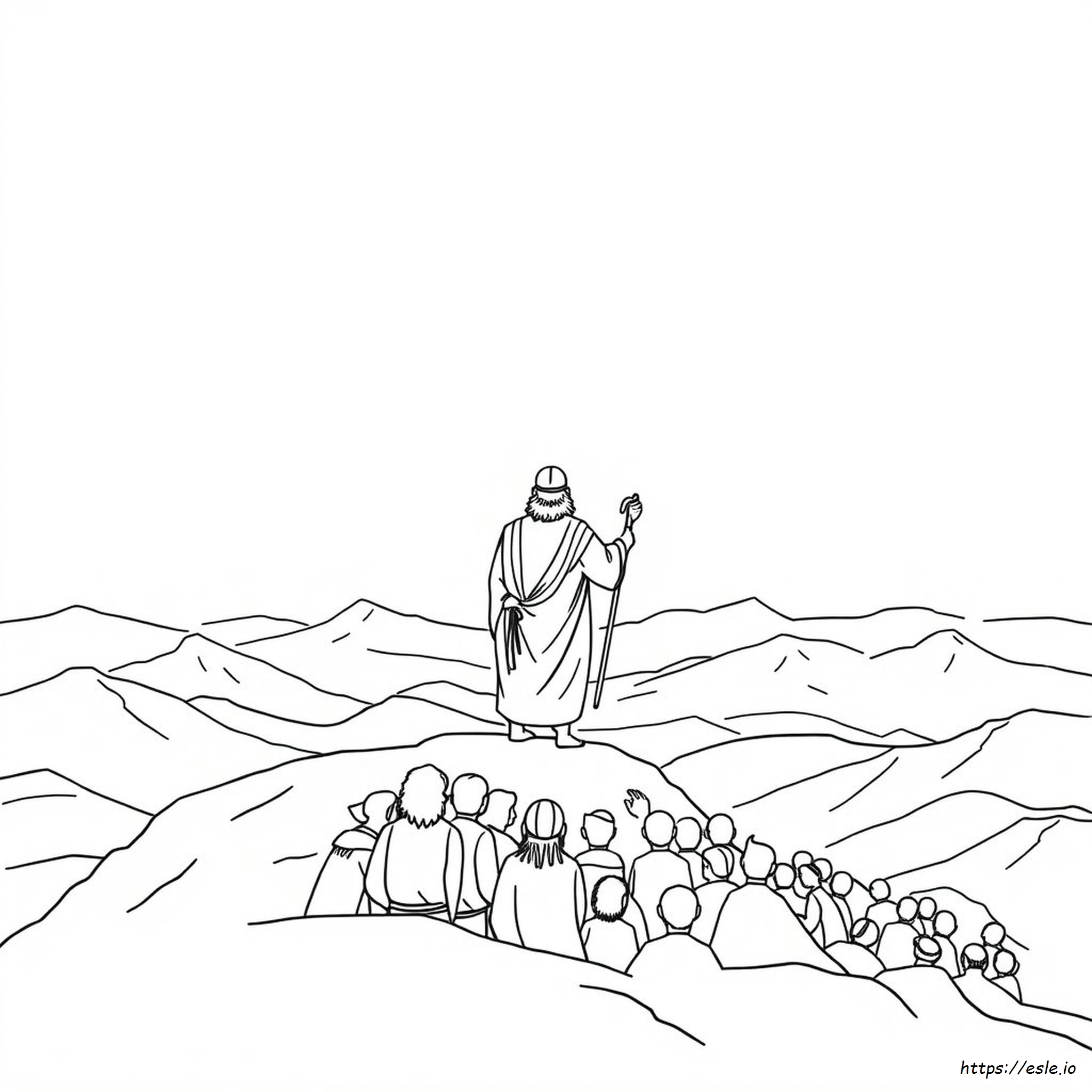 Giosuè E La Terra Promessa Disegni Da Colorare