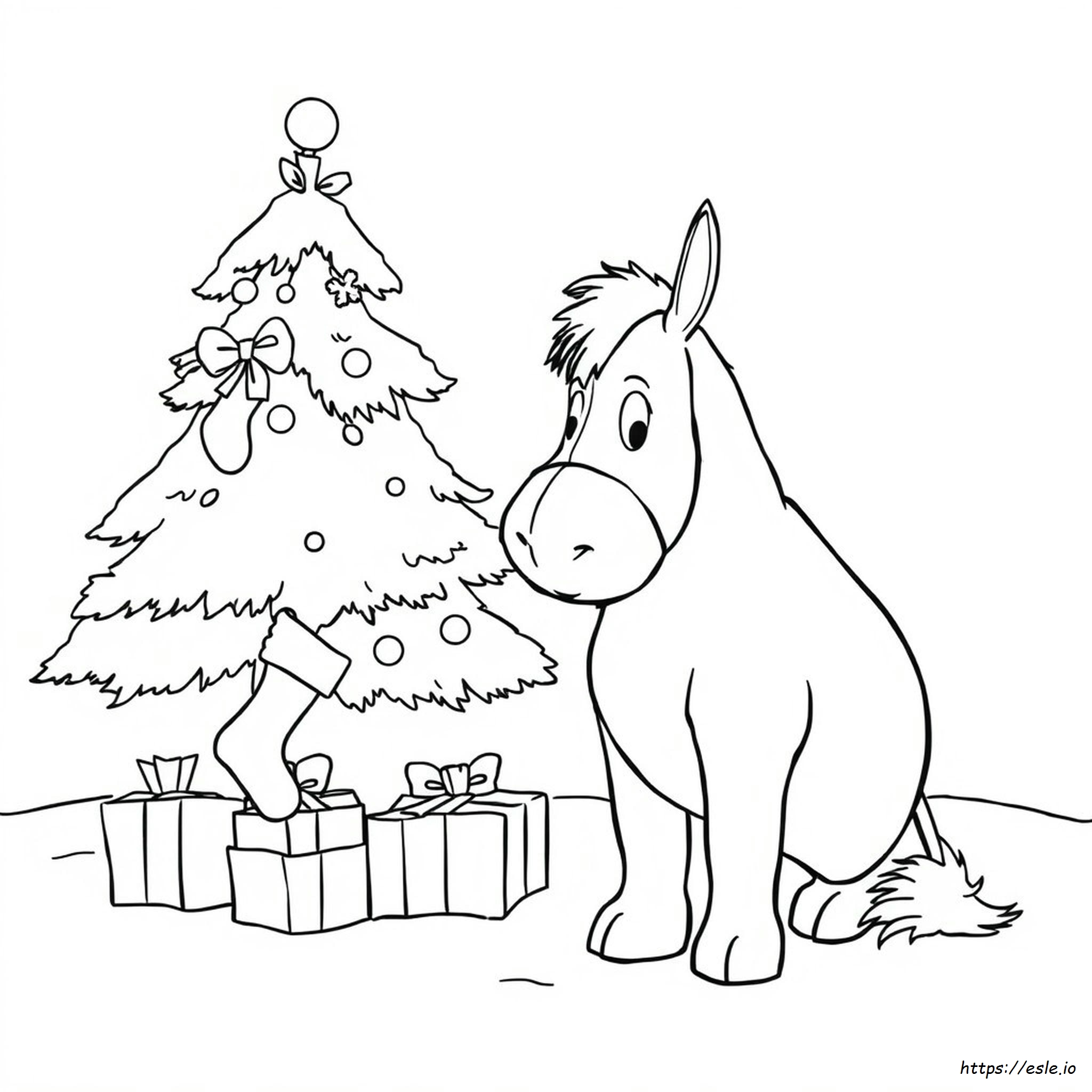 I-Aah Weihnachten Ausmalbilder