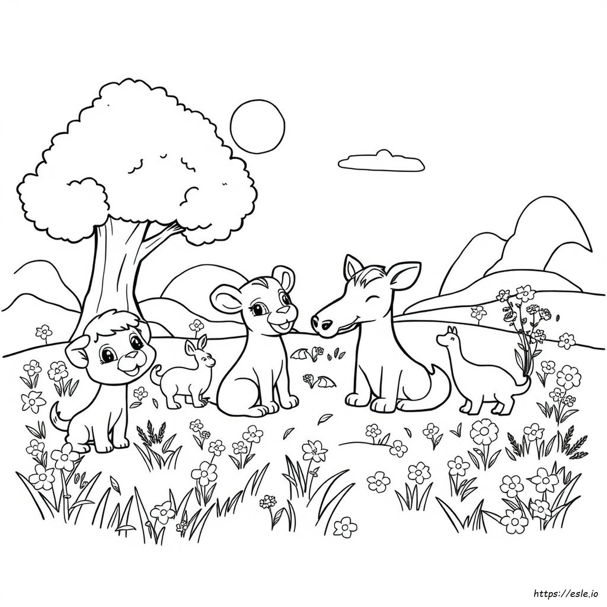 Dieren Jam Kleurplaten kleurplaat