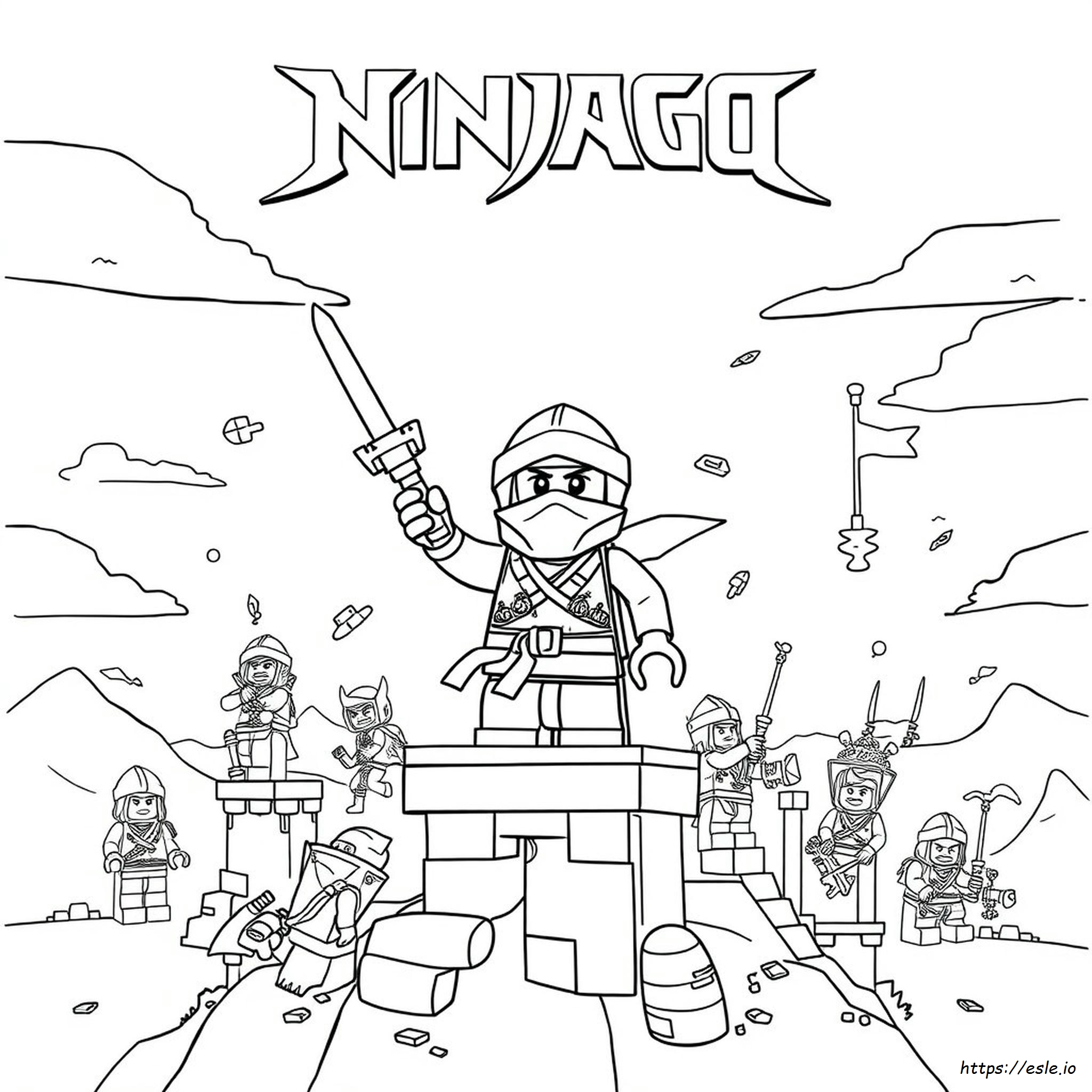Lego Ninjago Online Színező Oldalak