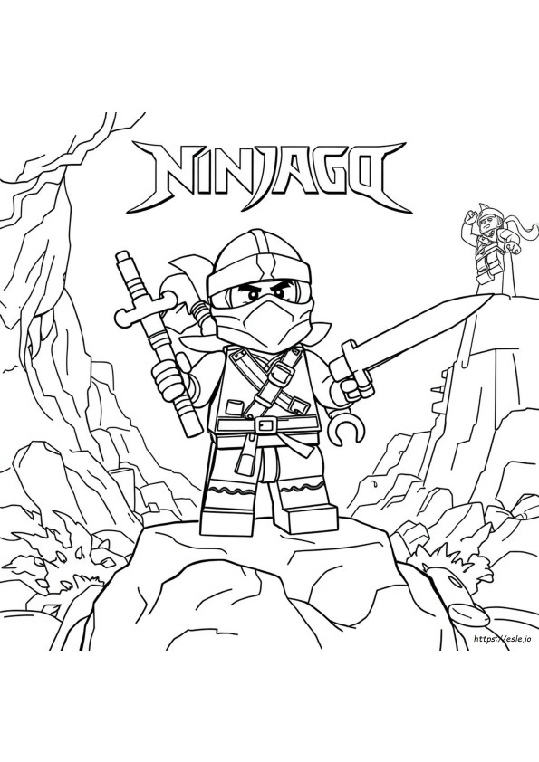 Ninjago Coloring Pages Cole