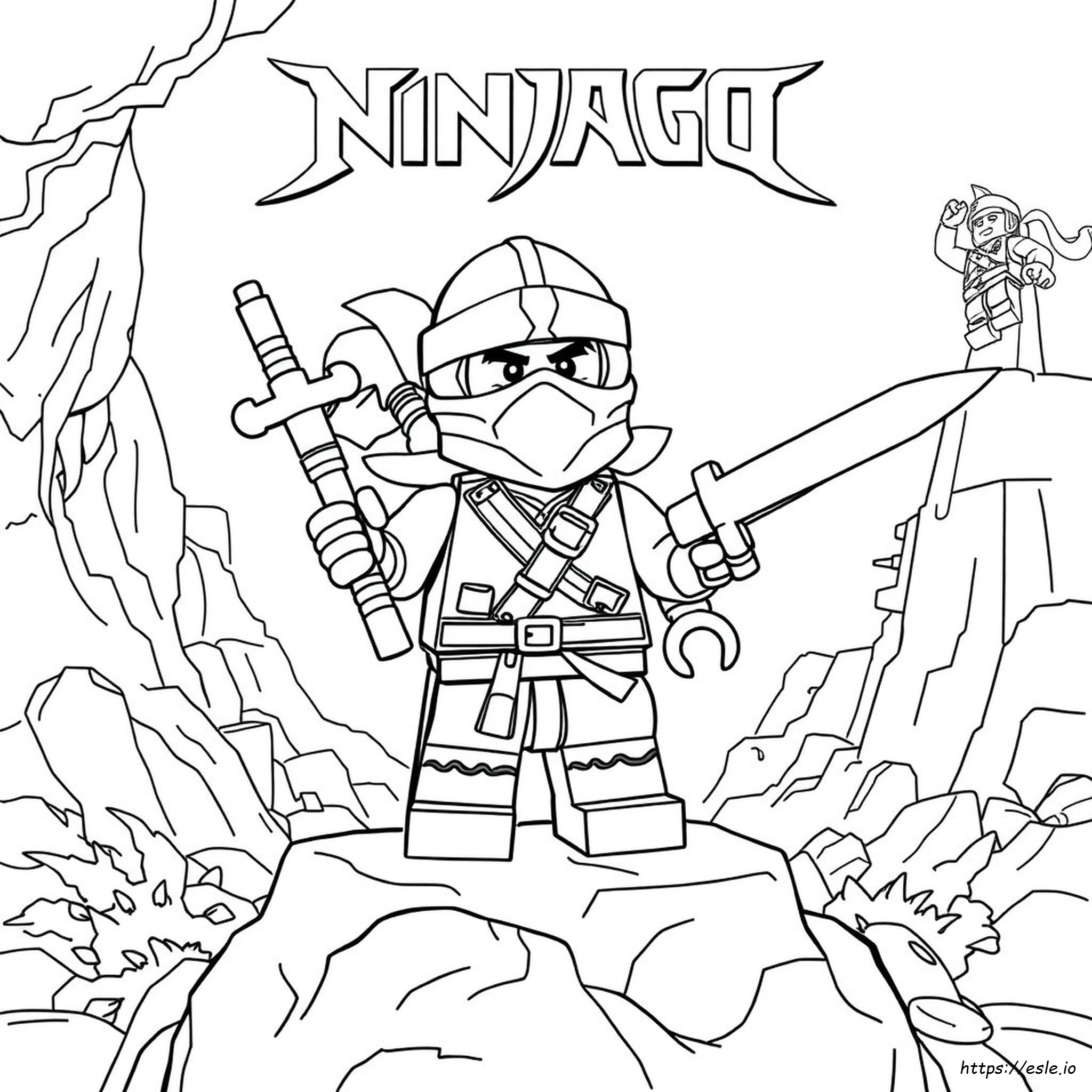 Ninjago Coloring Pages Cole