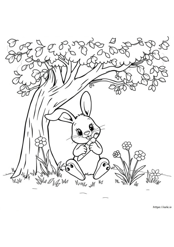 うさぎ ぬりえ