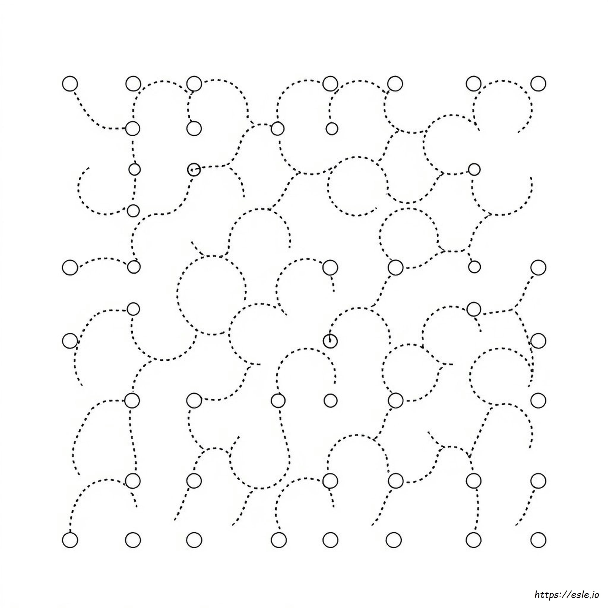 Dot A Dot Art Coloring Pages