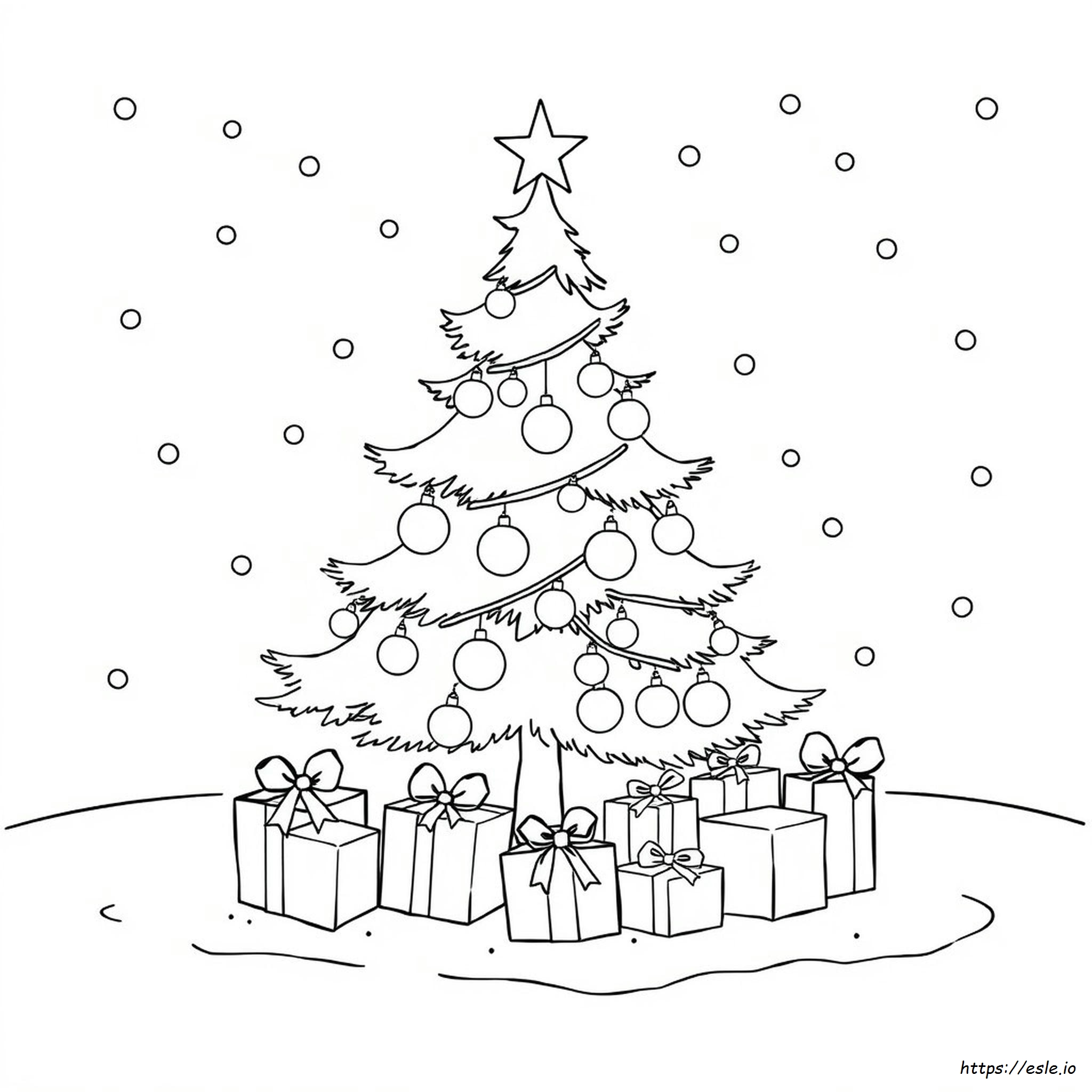 Kerst Kleurplaten Kleuterschool Printbaar kleurplaat