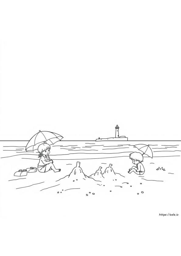 Colouring Pages Of Summer Season