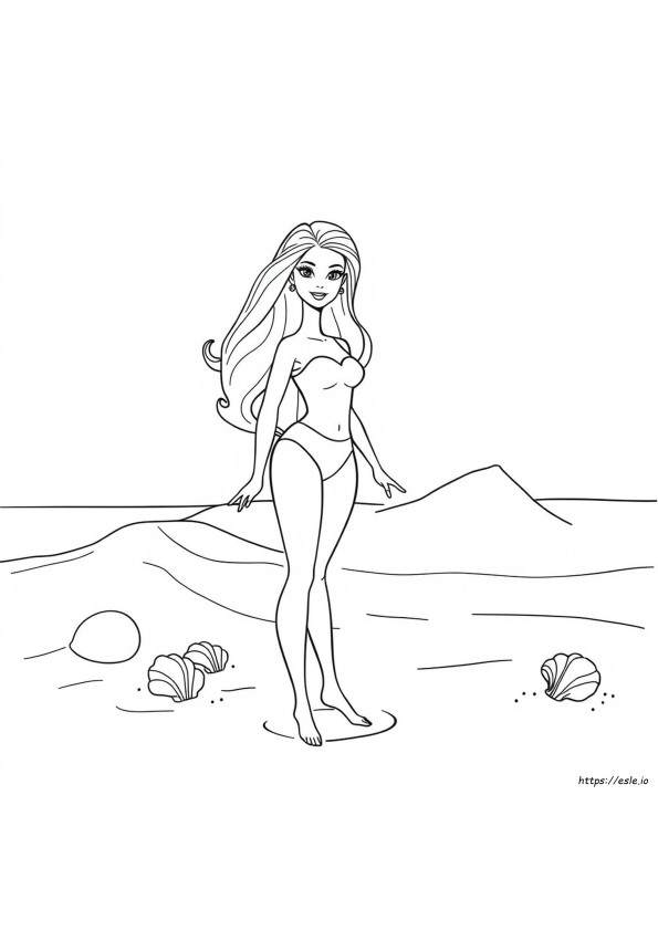 Desene De Colorat Cu Barbie