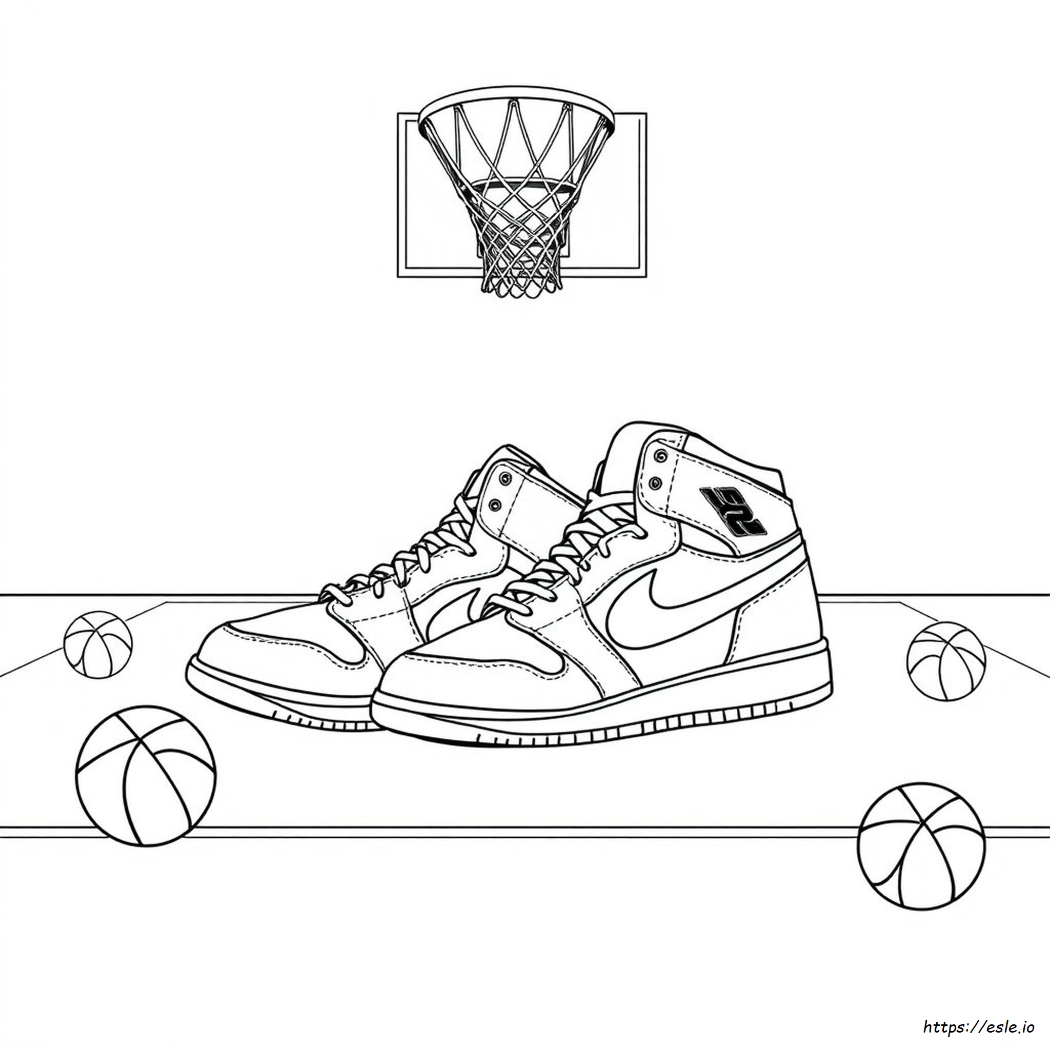 Air Jordan Logo Kleurplaten kleurplaat