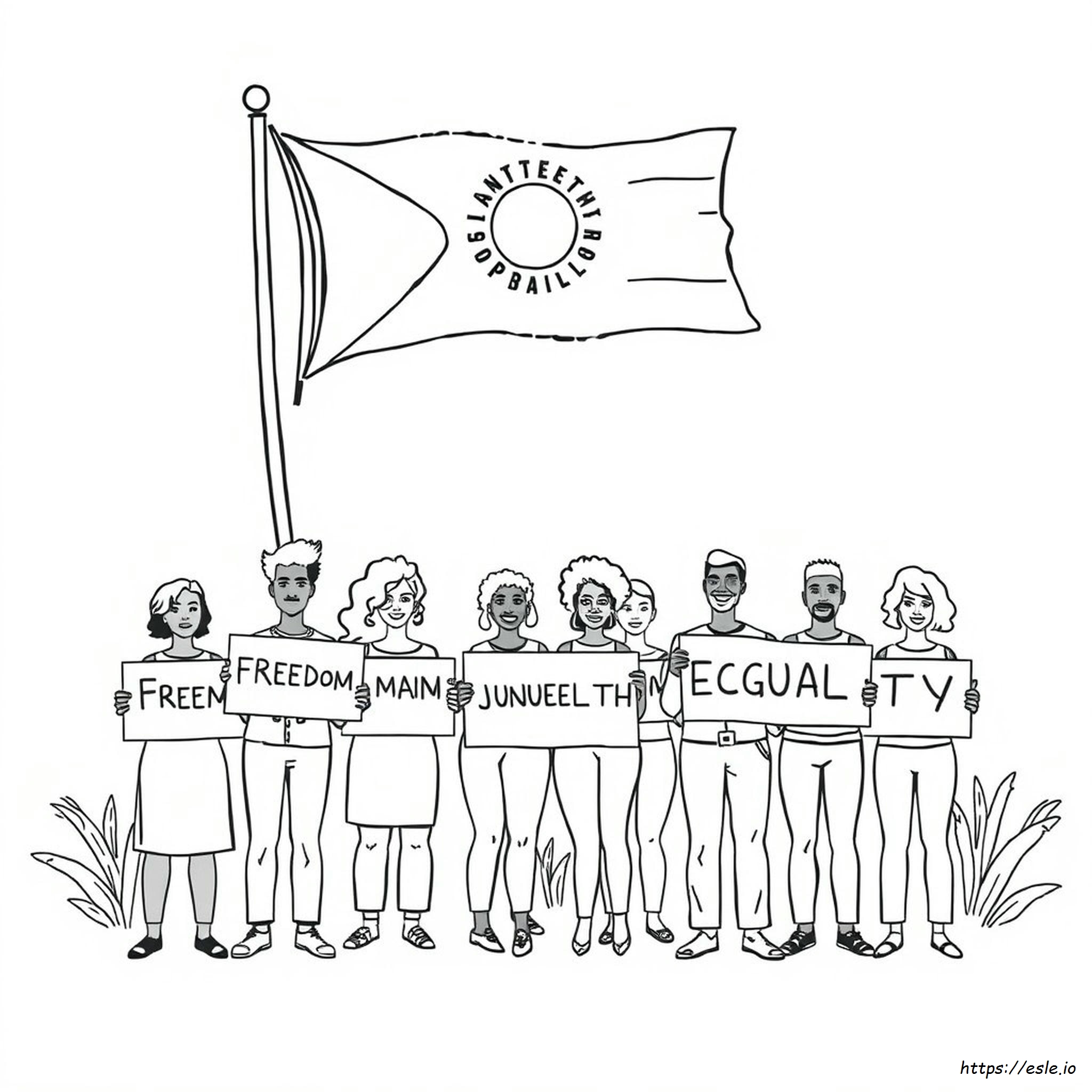 Juneteenth Coloring Pages For Kids