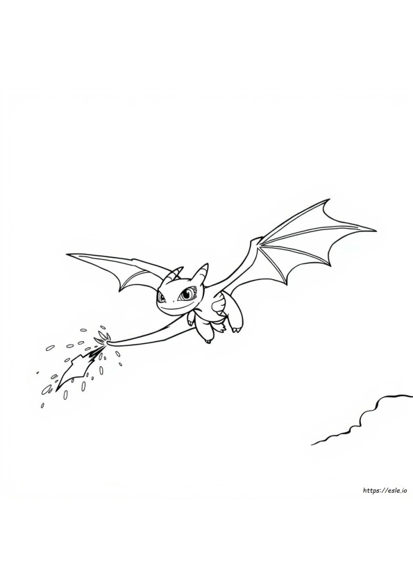 Coloriage Dragon Krokmou