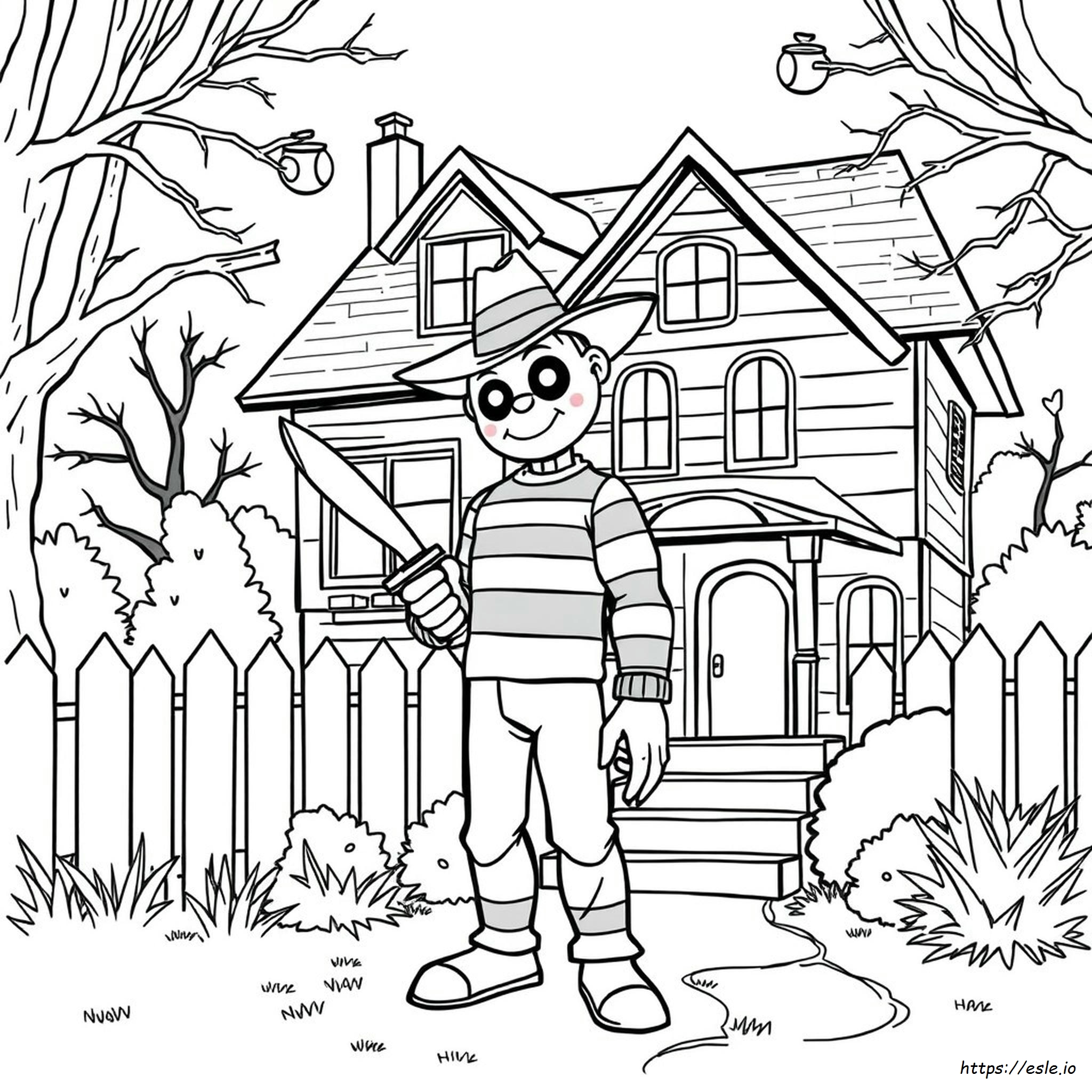 Freddy Krueger Coloring Pages