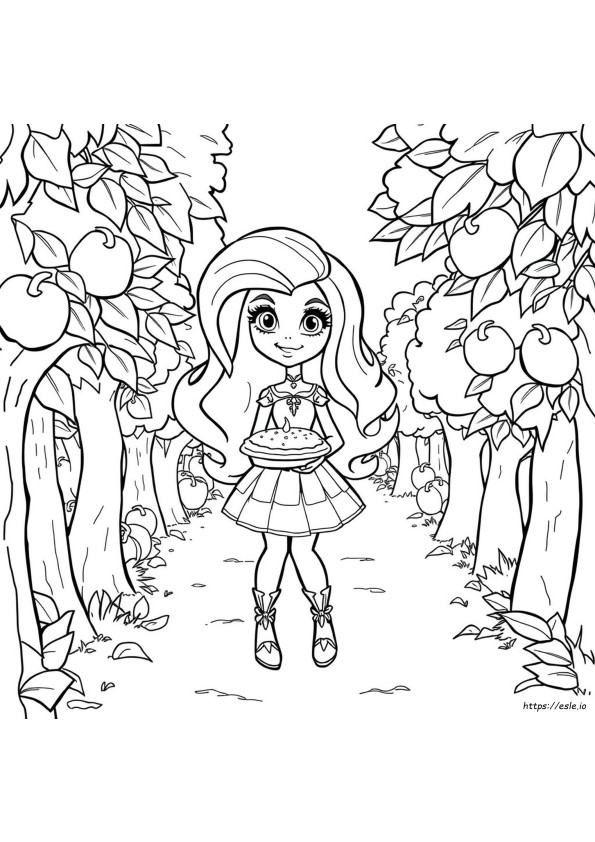 Ever After High Värityskuvat Apple White