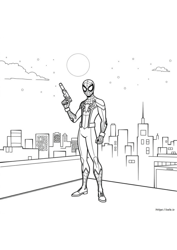 Miles Morales Coloring Pages Pdf