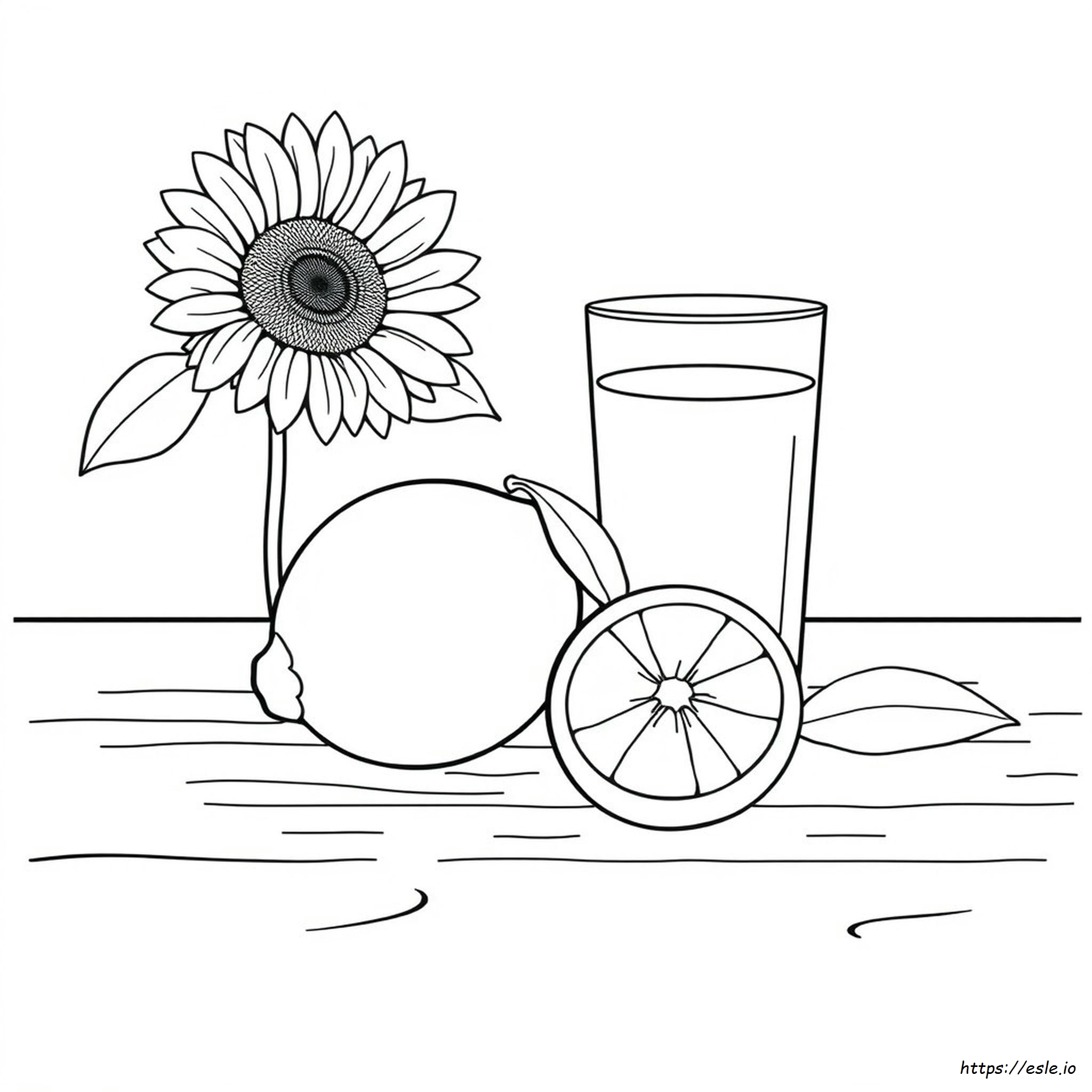 Coloring Picture Of Lemon