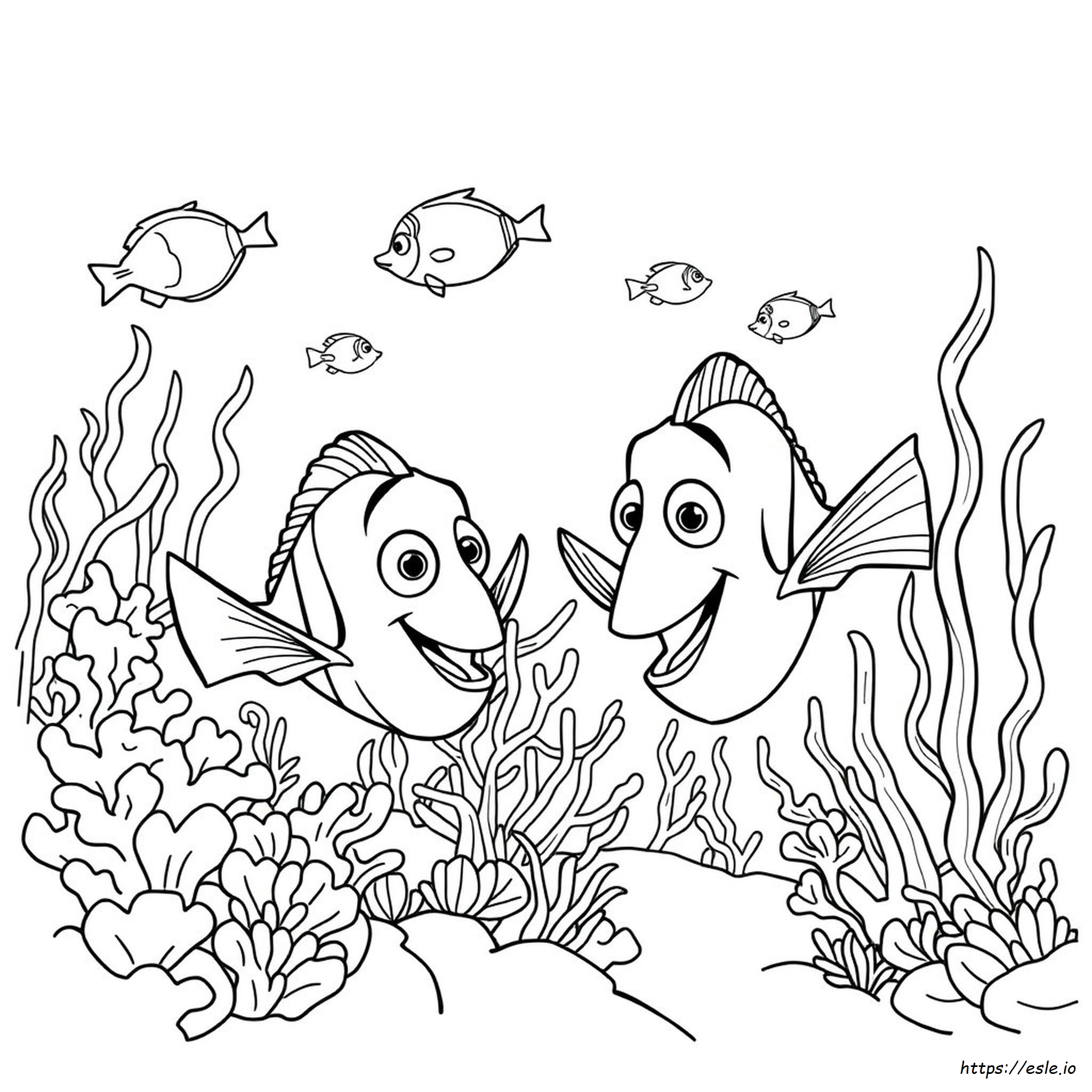 Disney Nemo Coloring Pages