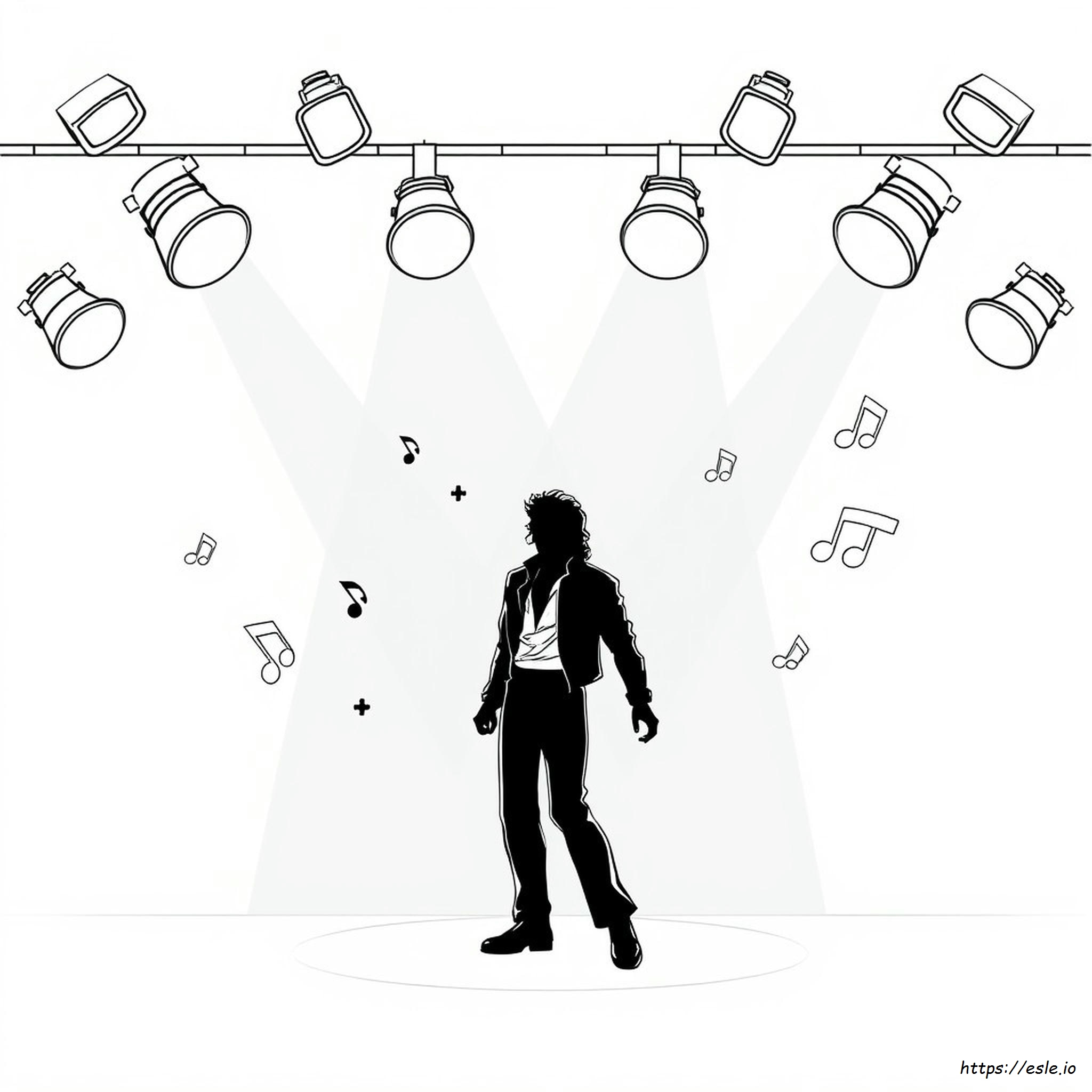 Immagini Da Colorare Di Michael Jackson