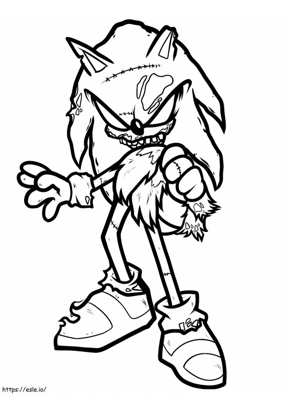  Kuinka piirtää Zombie Sonic Zombie Sonic The Hedgehog Vaihe 8 1 000000072209 5 värityskuva