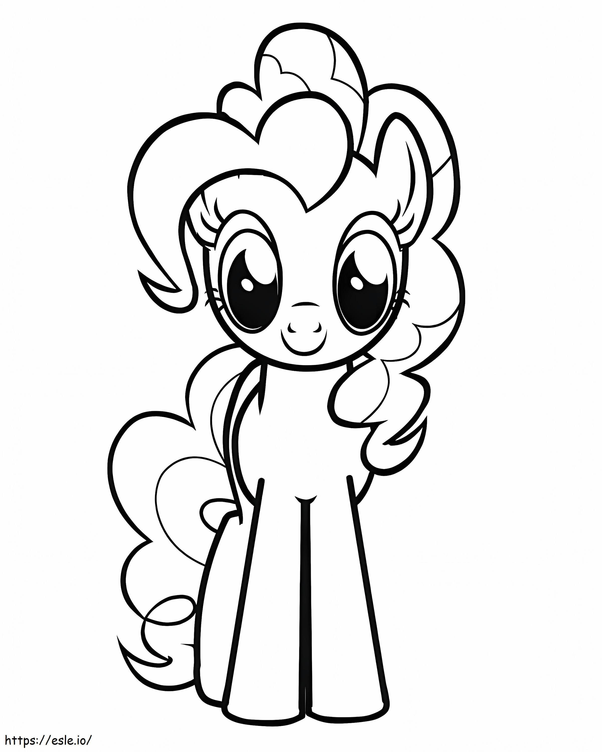 Cute Pinkie Pie coloring page