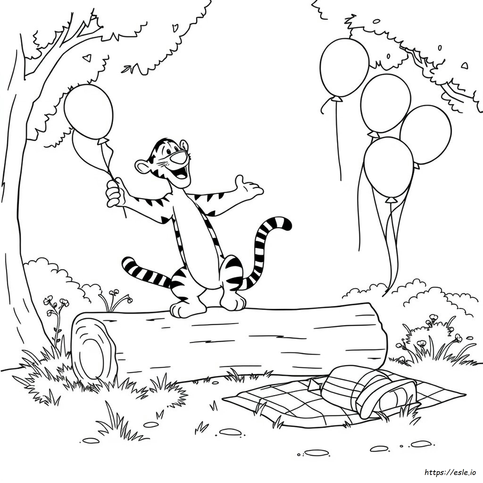 Coloring Pages Disney Tigger