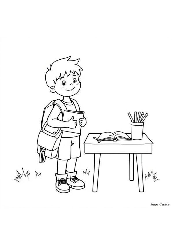 Coloriages Rentrée Scolaire 1Re Année