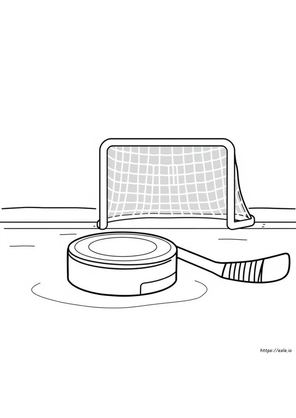 Free Printable Hockey Coloring Pages