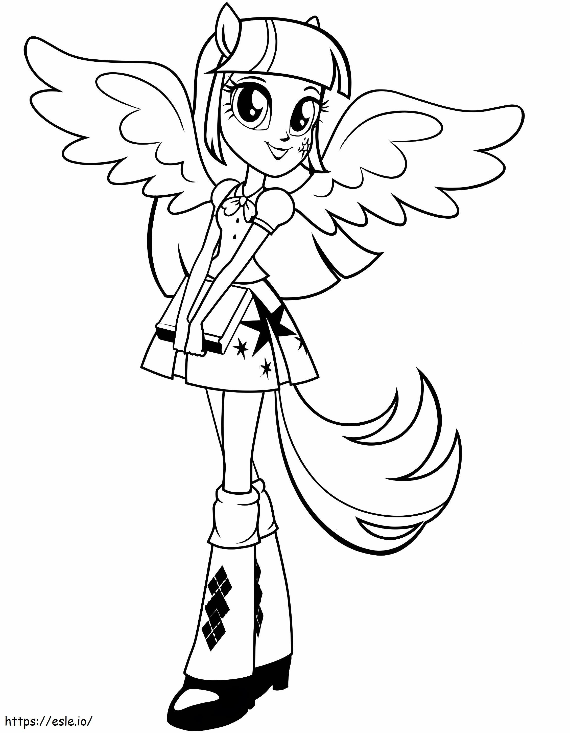 Equestria Girl Twilight Sparkle värityskuva