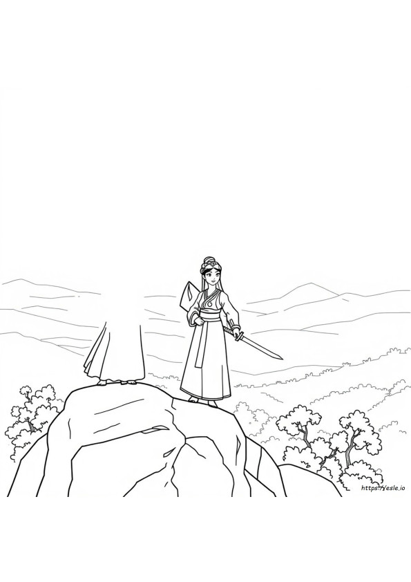 Mulan 2 Desenhos Para Colorir