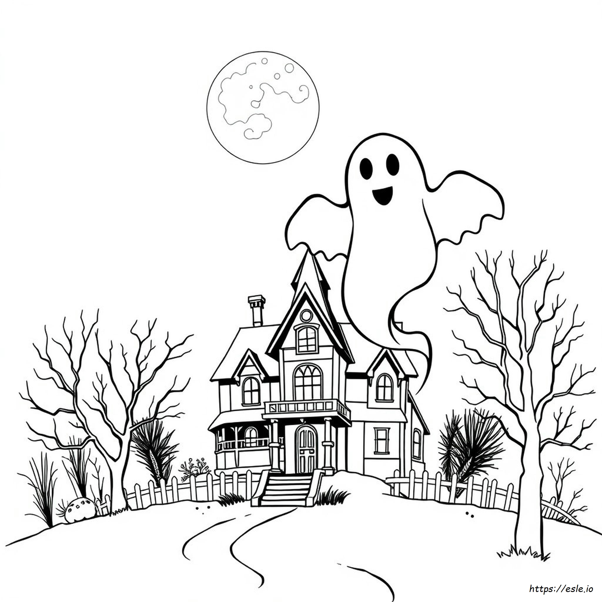 Easy Scary Coloring Pages