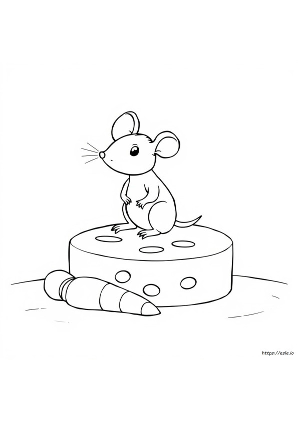 Desenho De Rato Para Colorir