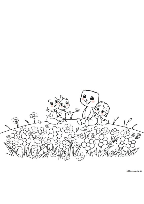 Fifi Ja Flowertots Värityskuvat