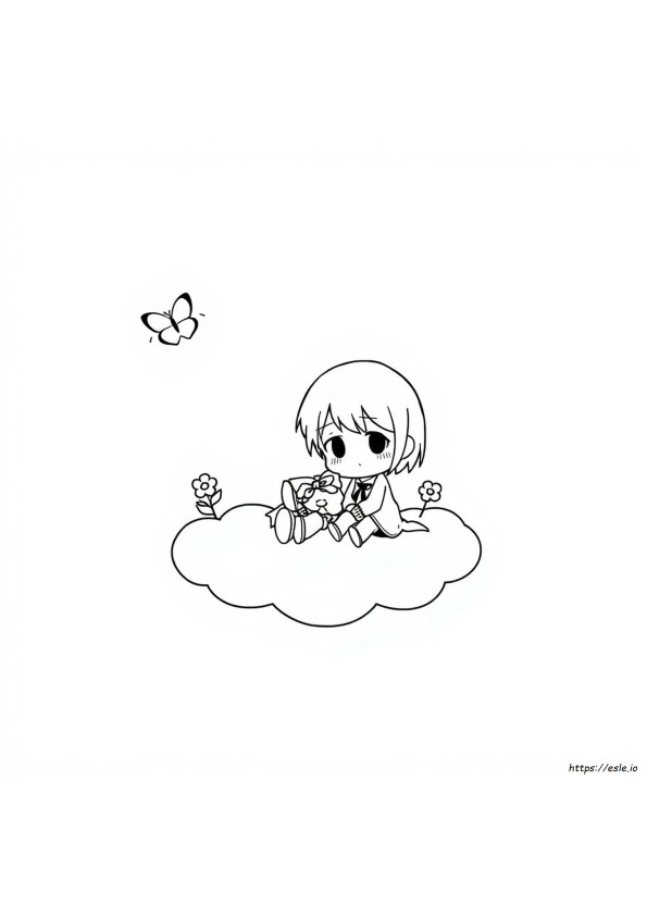 Coloriages Anime Chibi Faciles