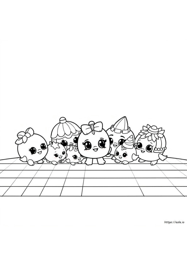 Kolorowanka Shopkins Do Druku