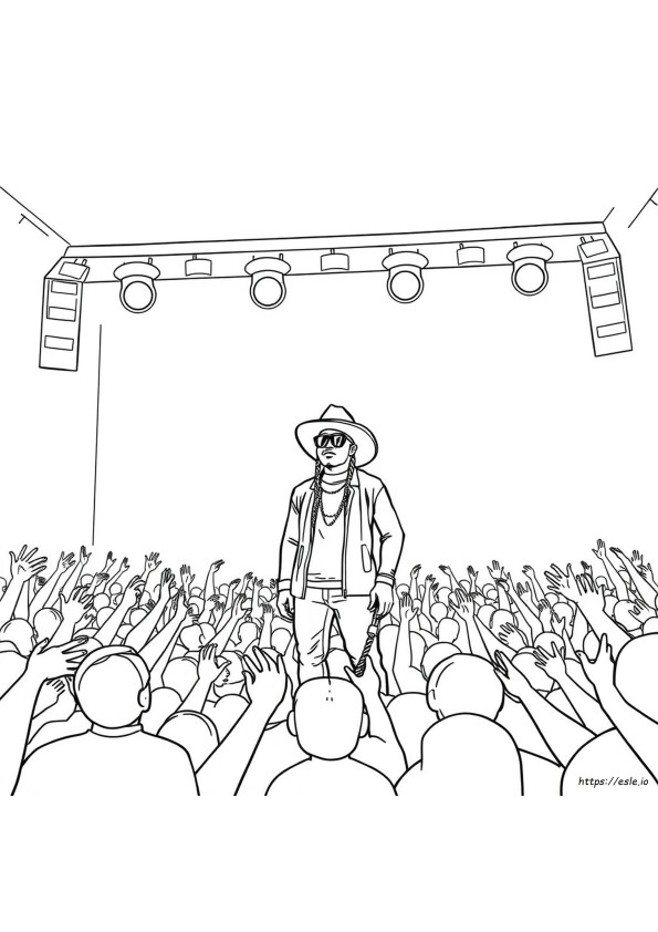 Travis Scott Disegno Da Colorare